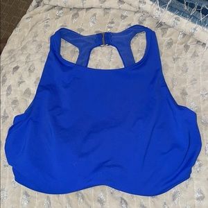 Athletes high neck bikini top